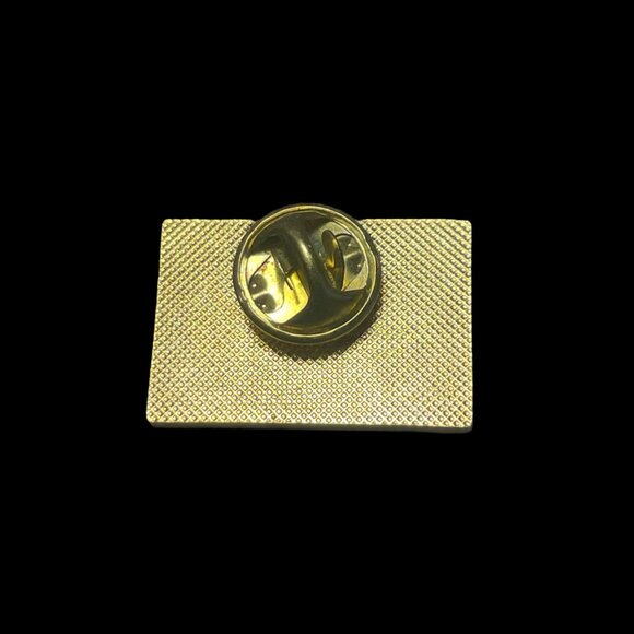 Panda Watering Sunflower in Field Enamel Brooch Pin Vintage - Picture 3 of 4